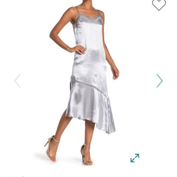 1. State Dresses & Skirts - NWT 1.state silver slip midi dress
